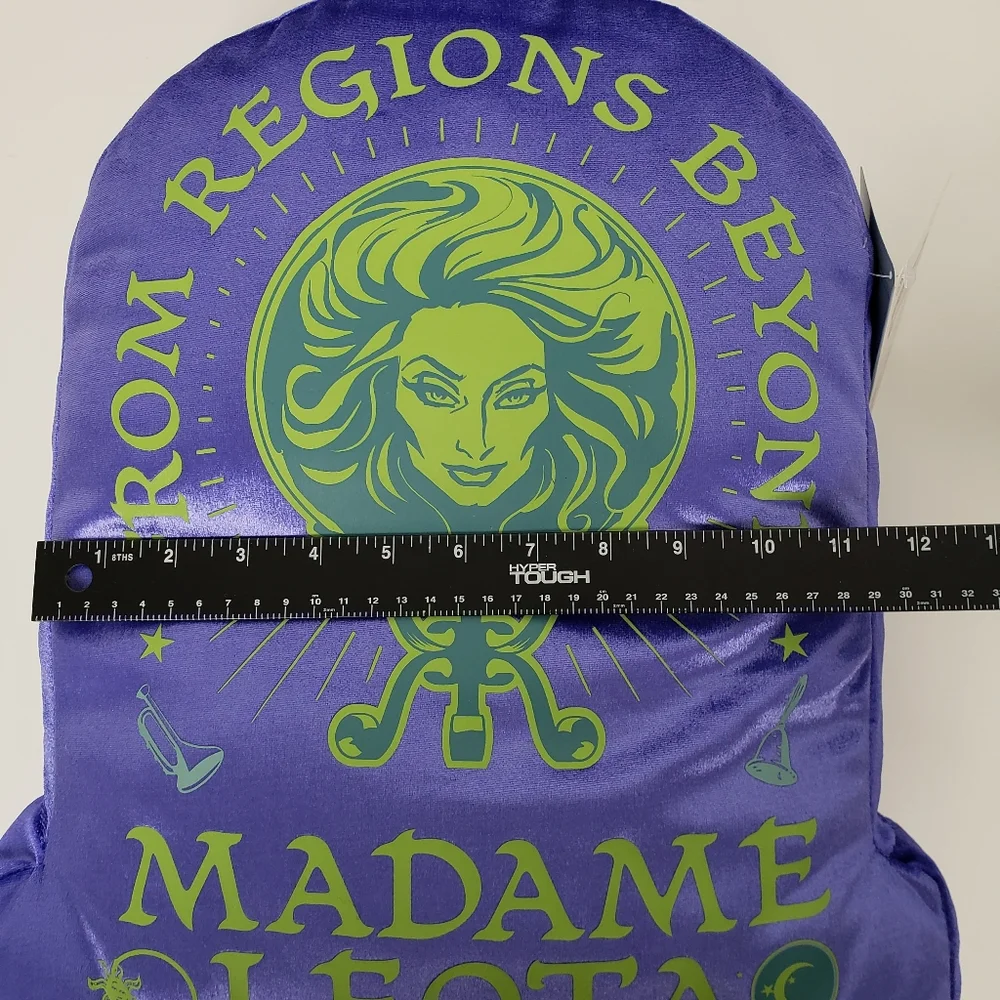 Disney Haunted Mansion Madame Leota Glow in the Dark Tombstone Pillow